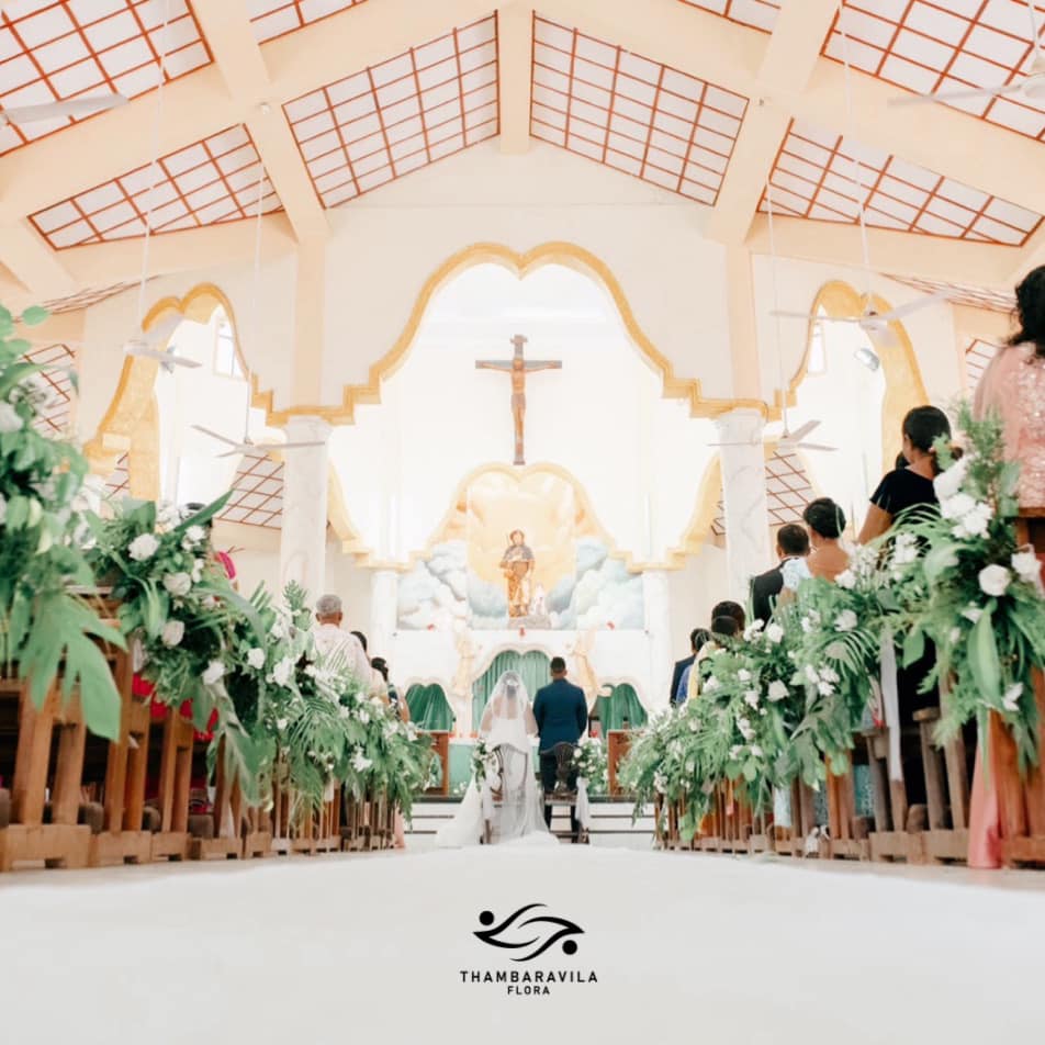 thambaravila flora church wedding