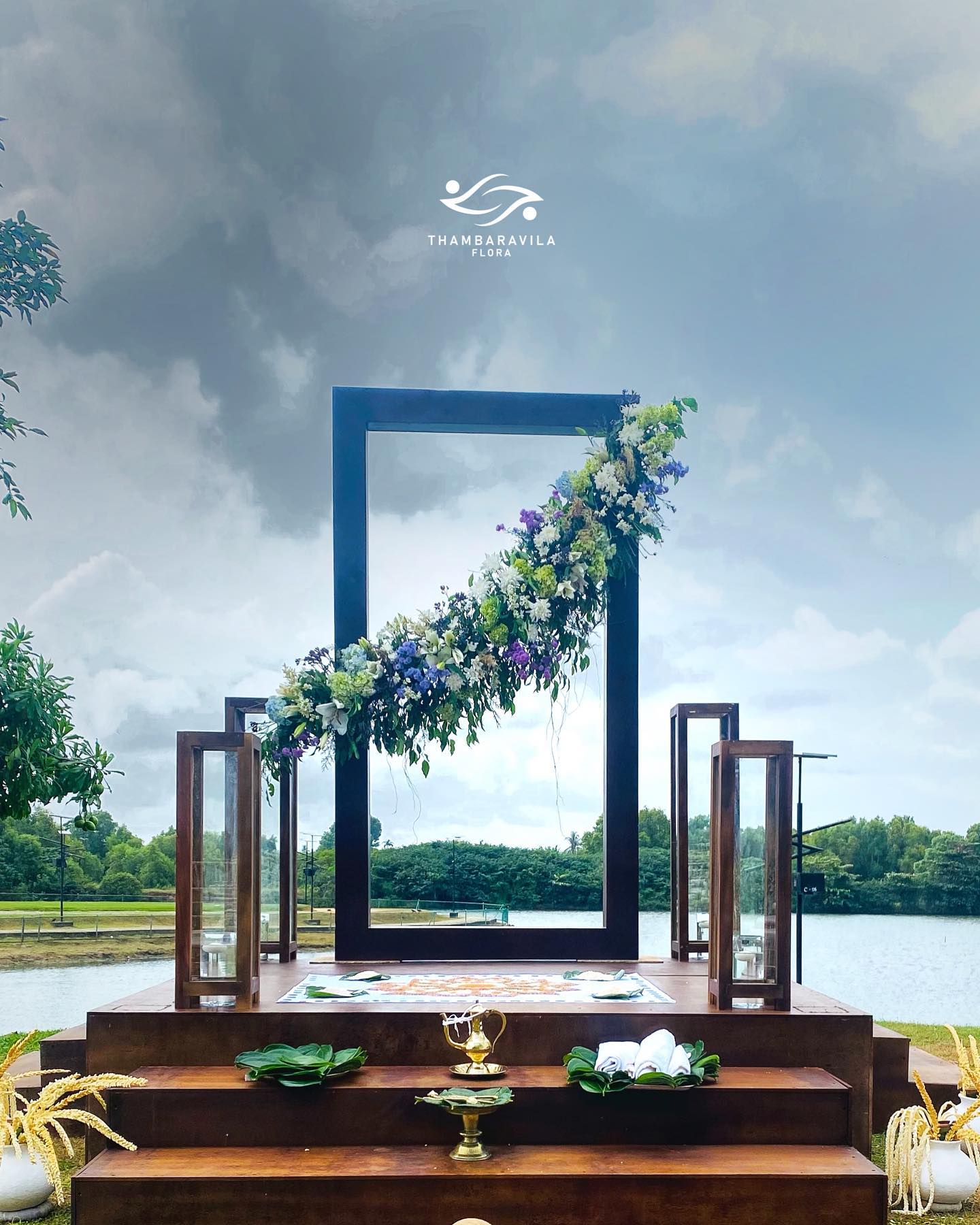 thambaravila flora outdoor wedding